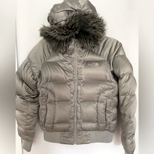 North face Down crop jacket size M